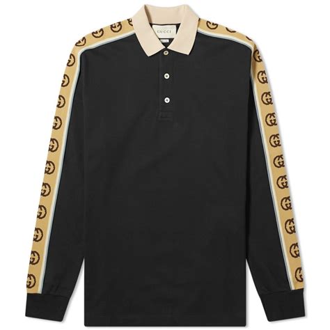 gucci long sleeve shirt|gucci long sleeve polo shirt.